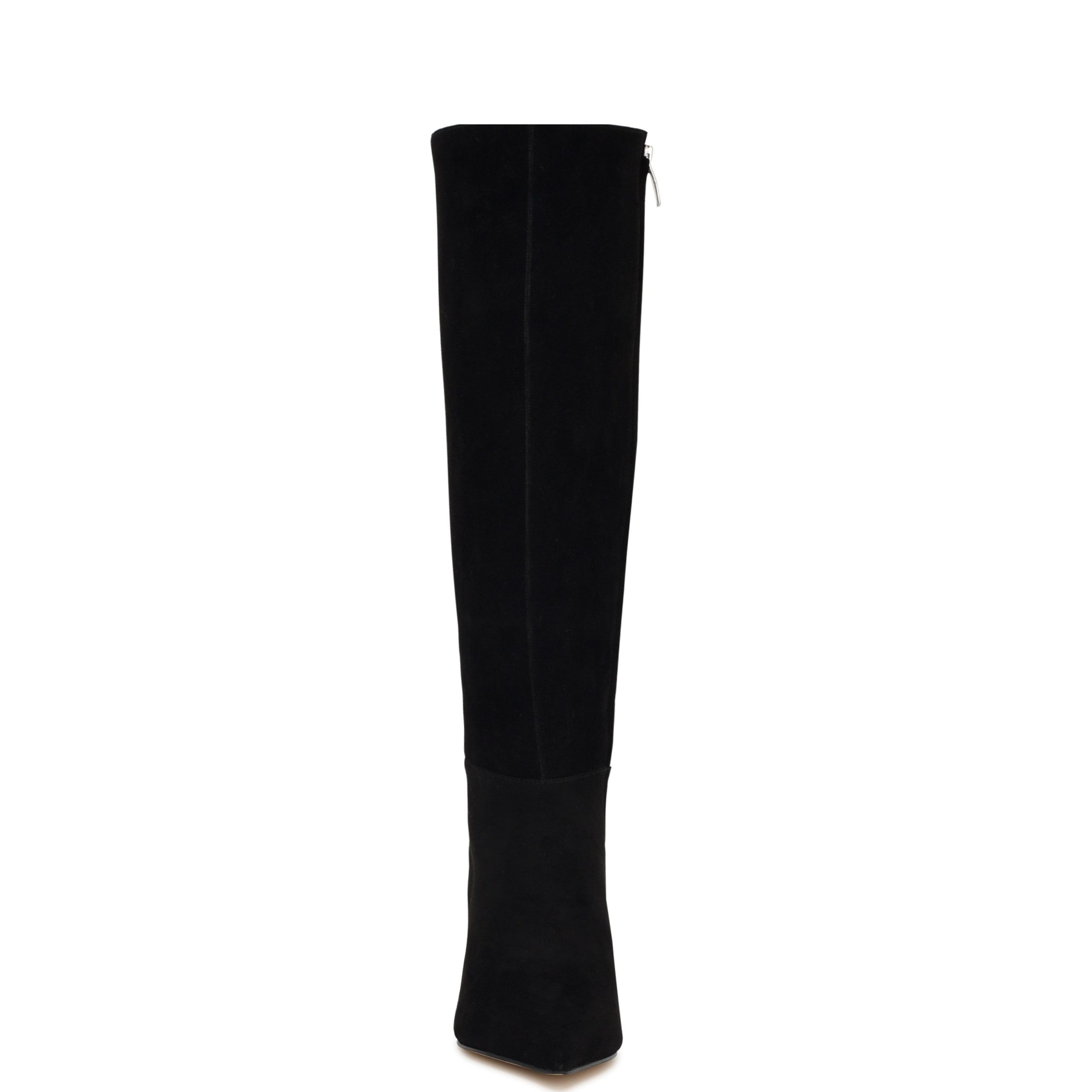 Somas Kitten Heel Knee High Leather Boots - Image 3