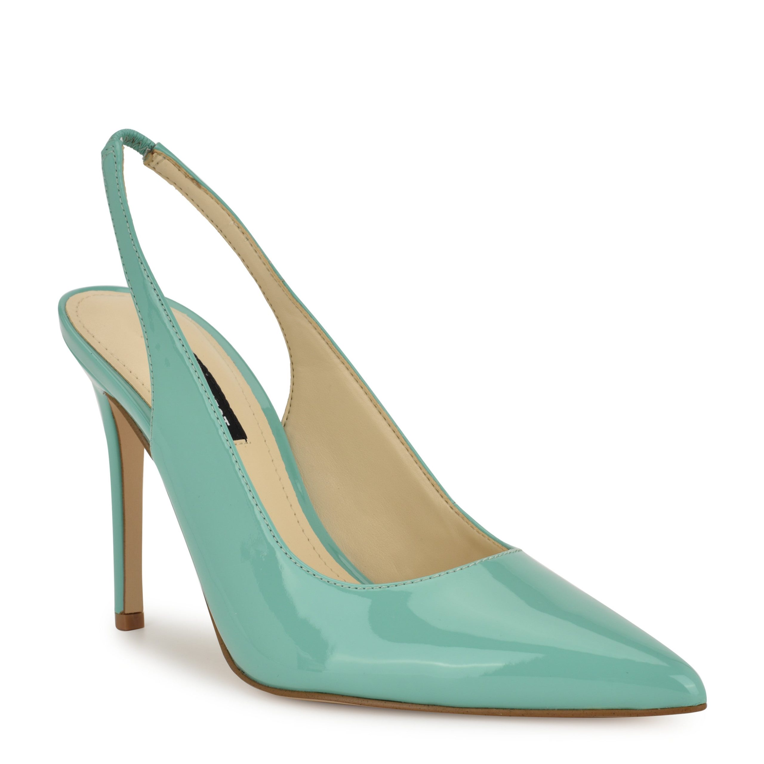 Feather Pointy Toe Slingback Pumps - Image 2