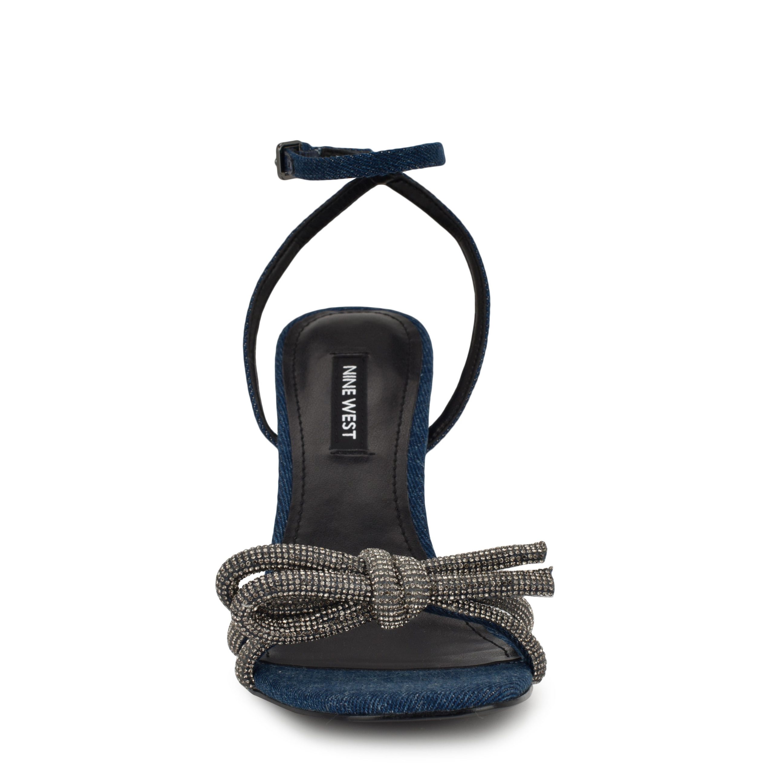 Ivid Rhinestone Bow Sandals - Image 3