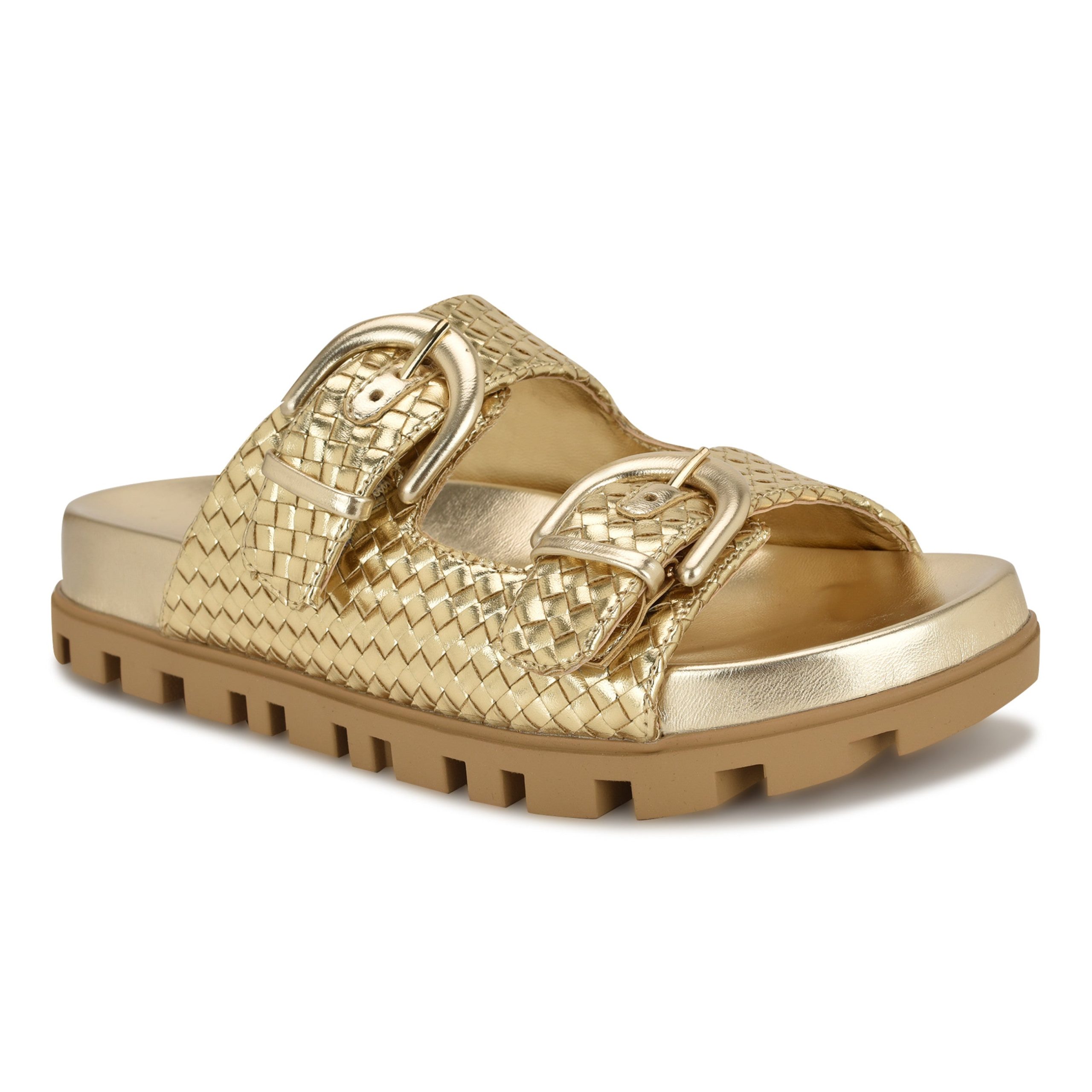 Tindy Woven Footbed Sandals - Image 2