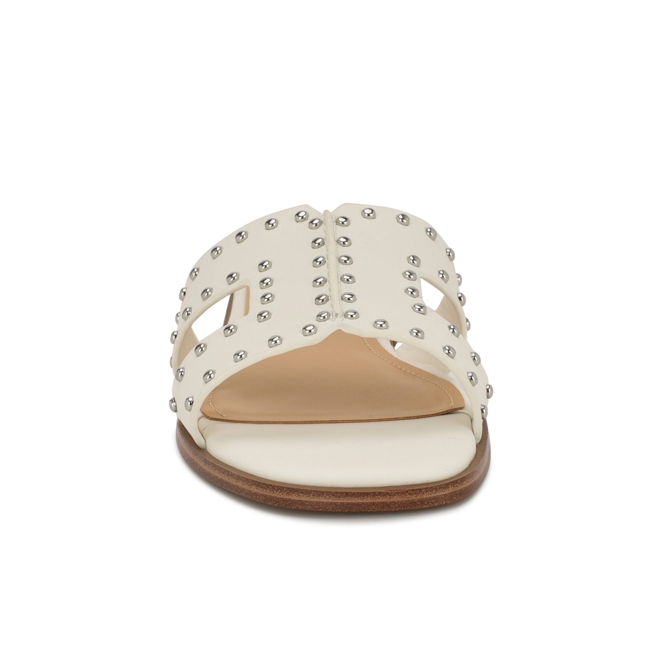 Giny Slip-On Flat Studded Sandals - Image 3