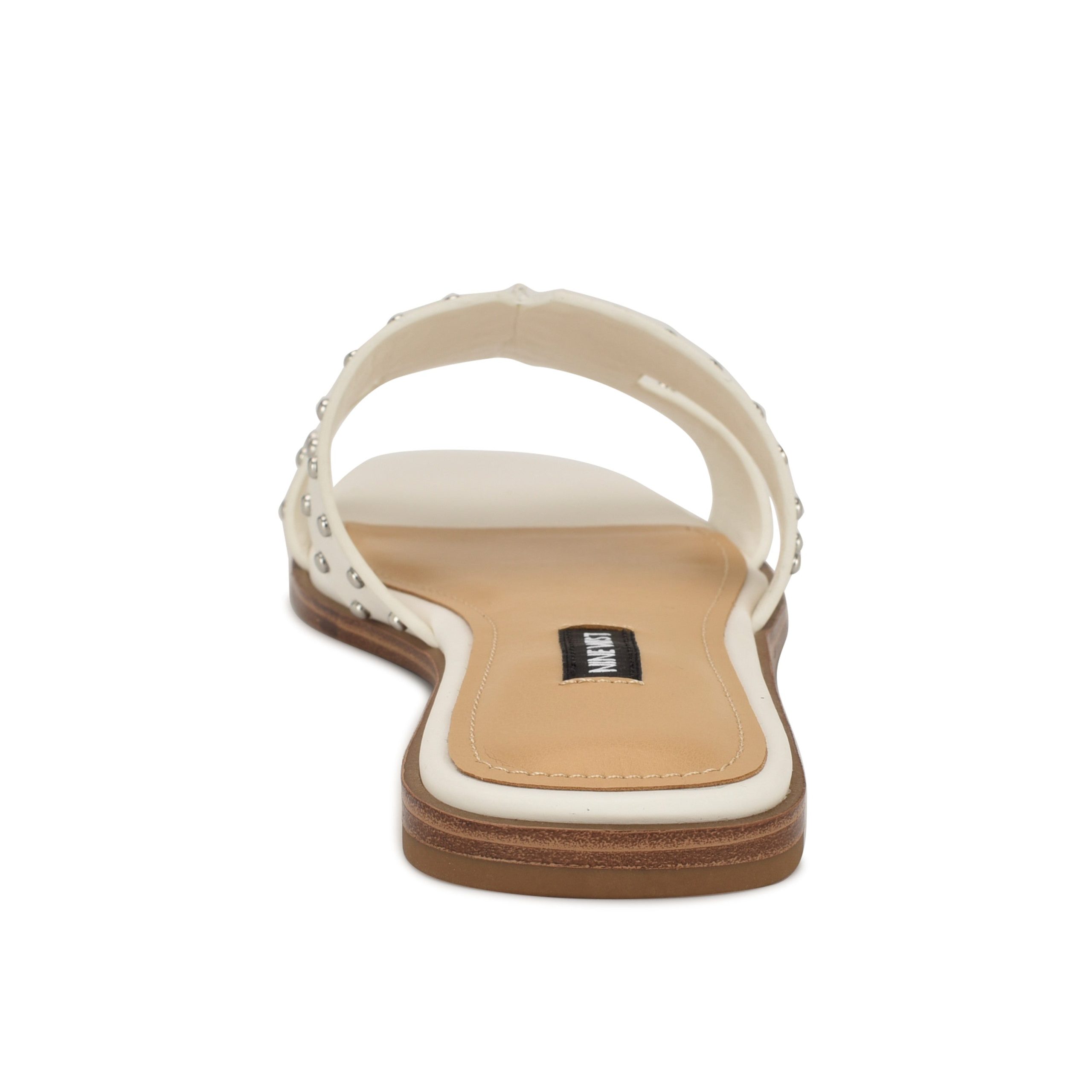 Giny Slip-On Flat Studded Sandals - Image 4