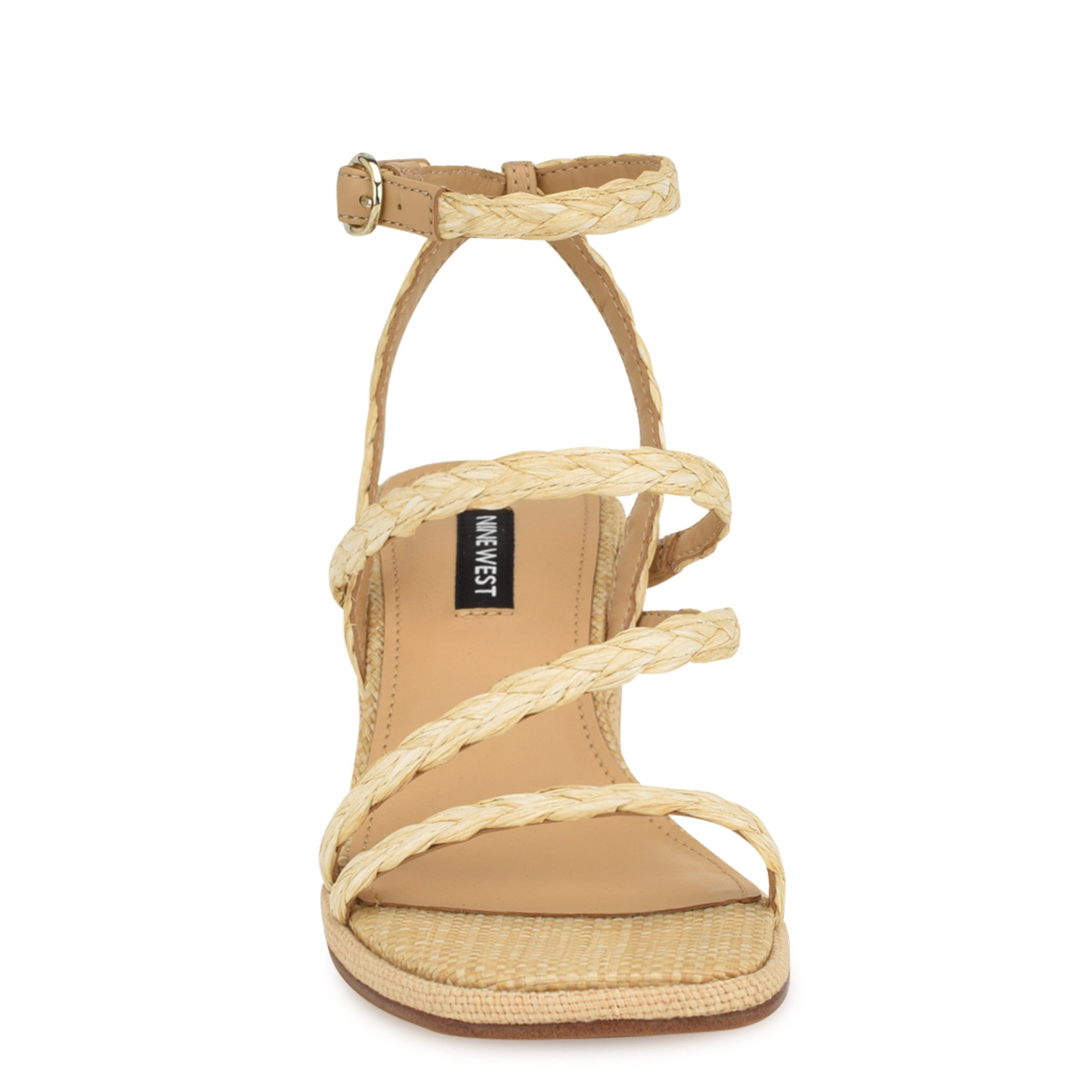 Emolly Raffia Block Heel Sandals - Image 3