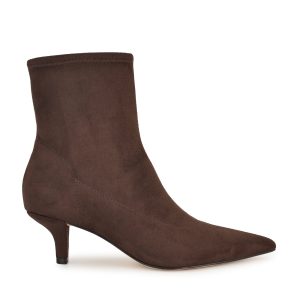 Tabbie Kitten Heel Ankle Booties