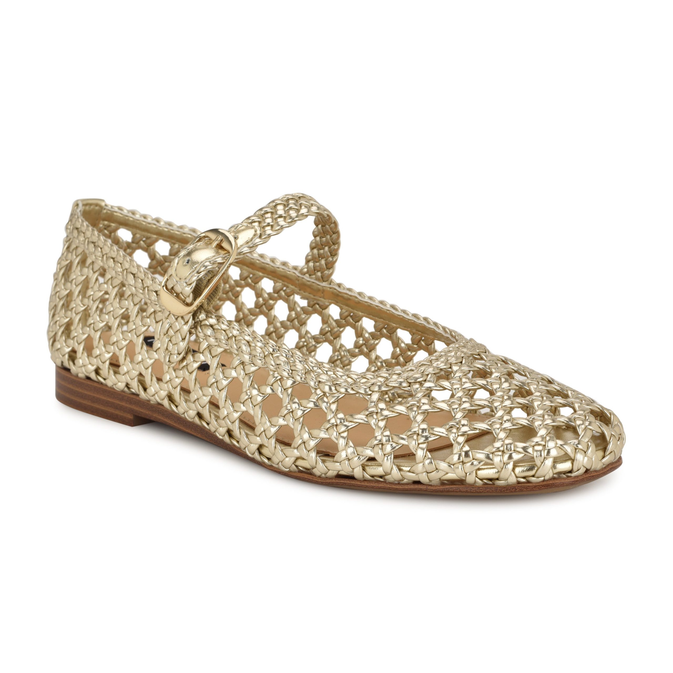 Halie Woven Mary Jane Flats - Image 2