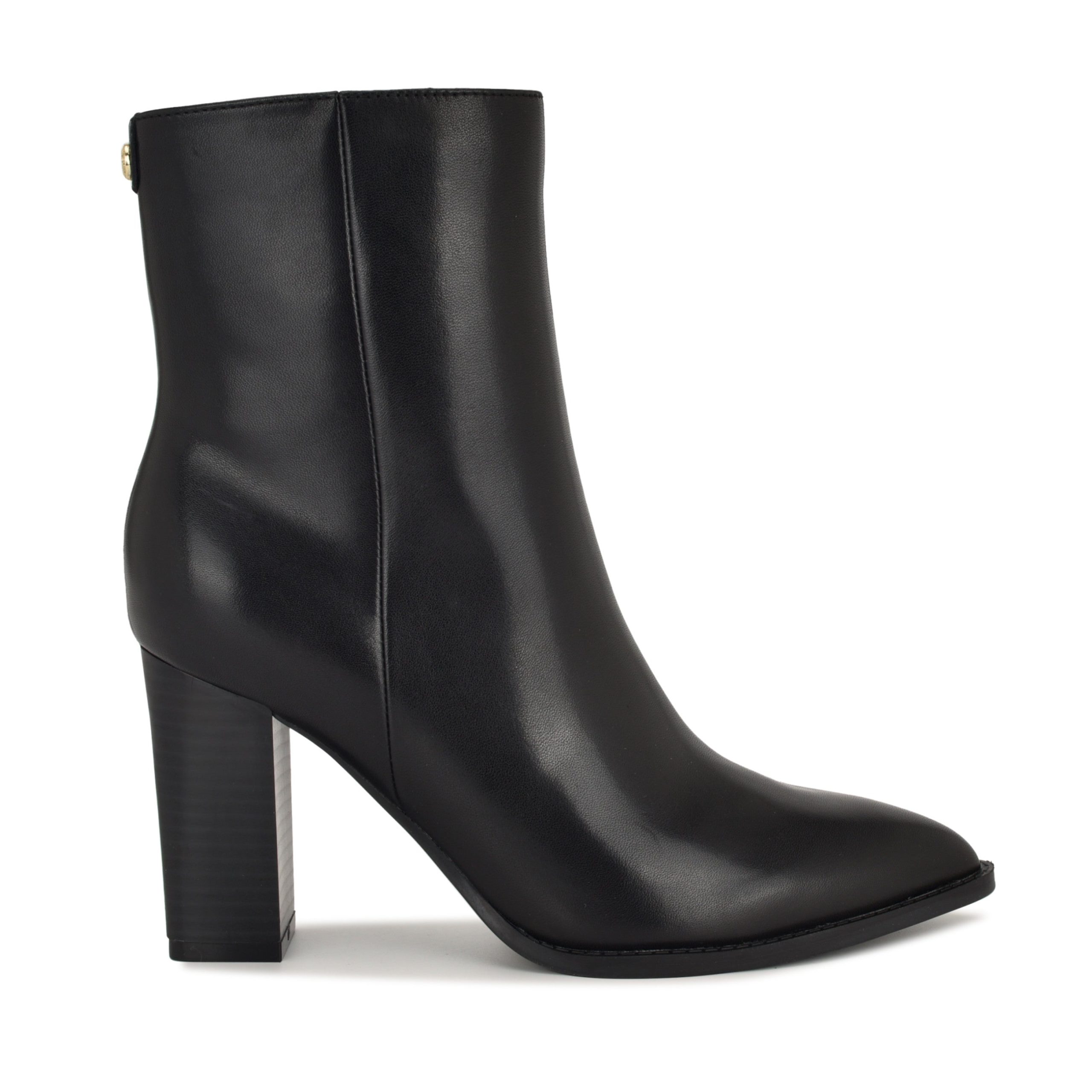 Tessay 9x9 Block Heel Leather Booties