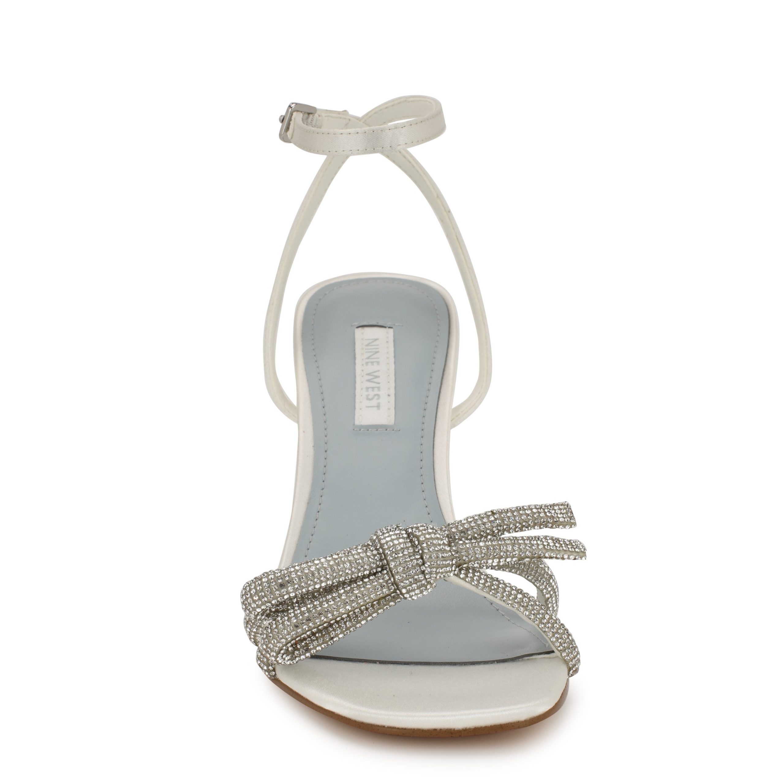 Ivid Rhinestone Bow Sandals - Image 3