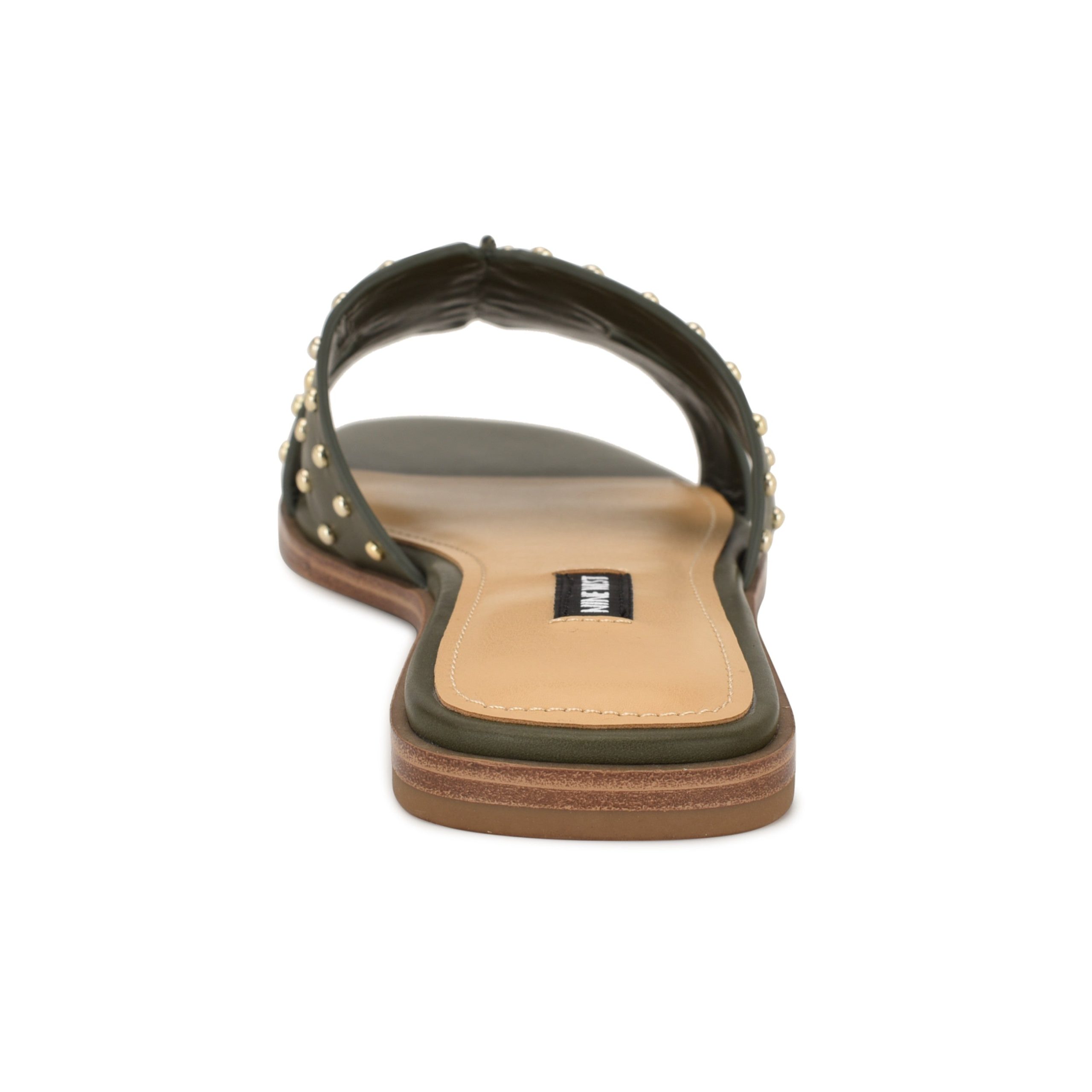 Giny Slip-On Flat Studded Sandals - Image 4