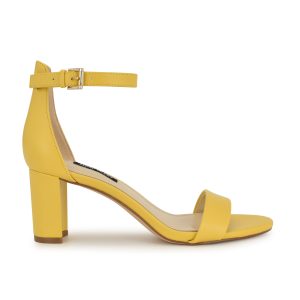 Pruce Ankle Strap Block Heel Sandals