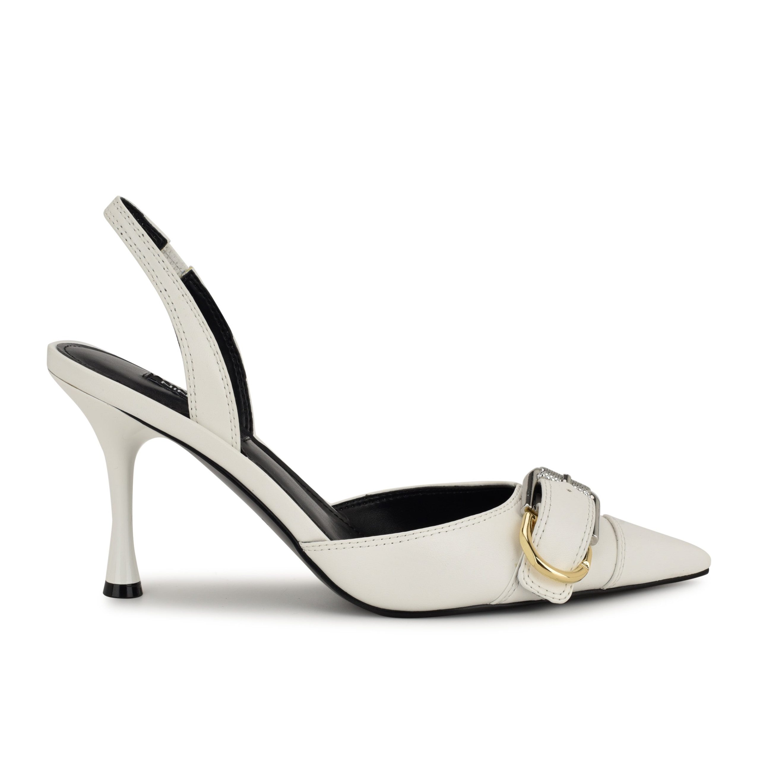 Patsie Buckle Slingback Pumps