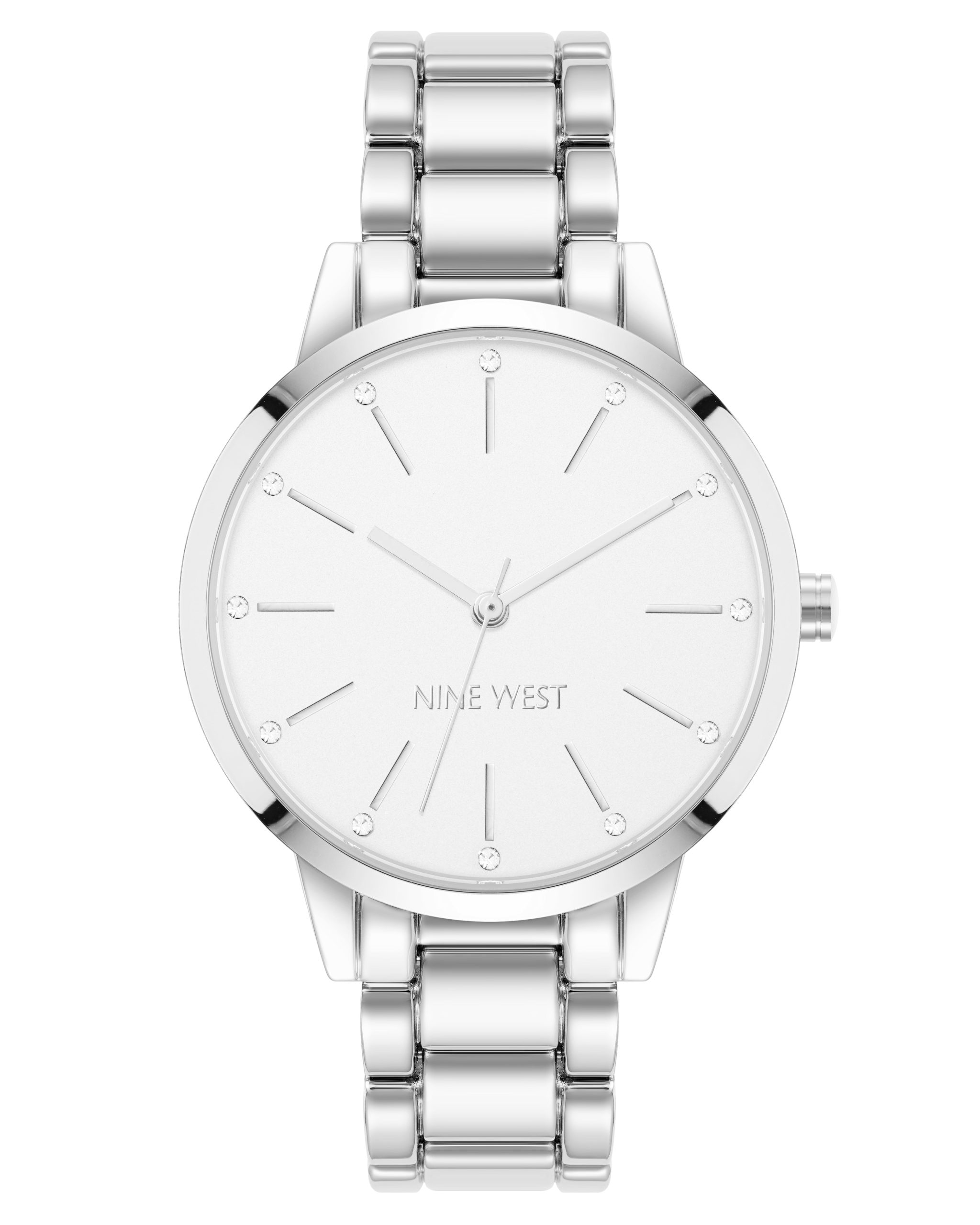 Crystal Accented Bracelet Watch