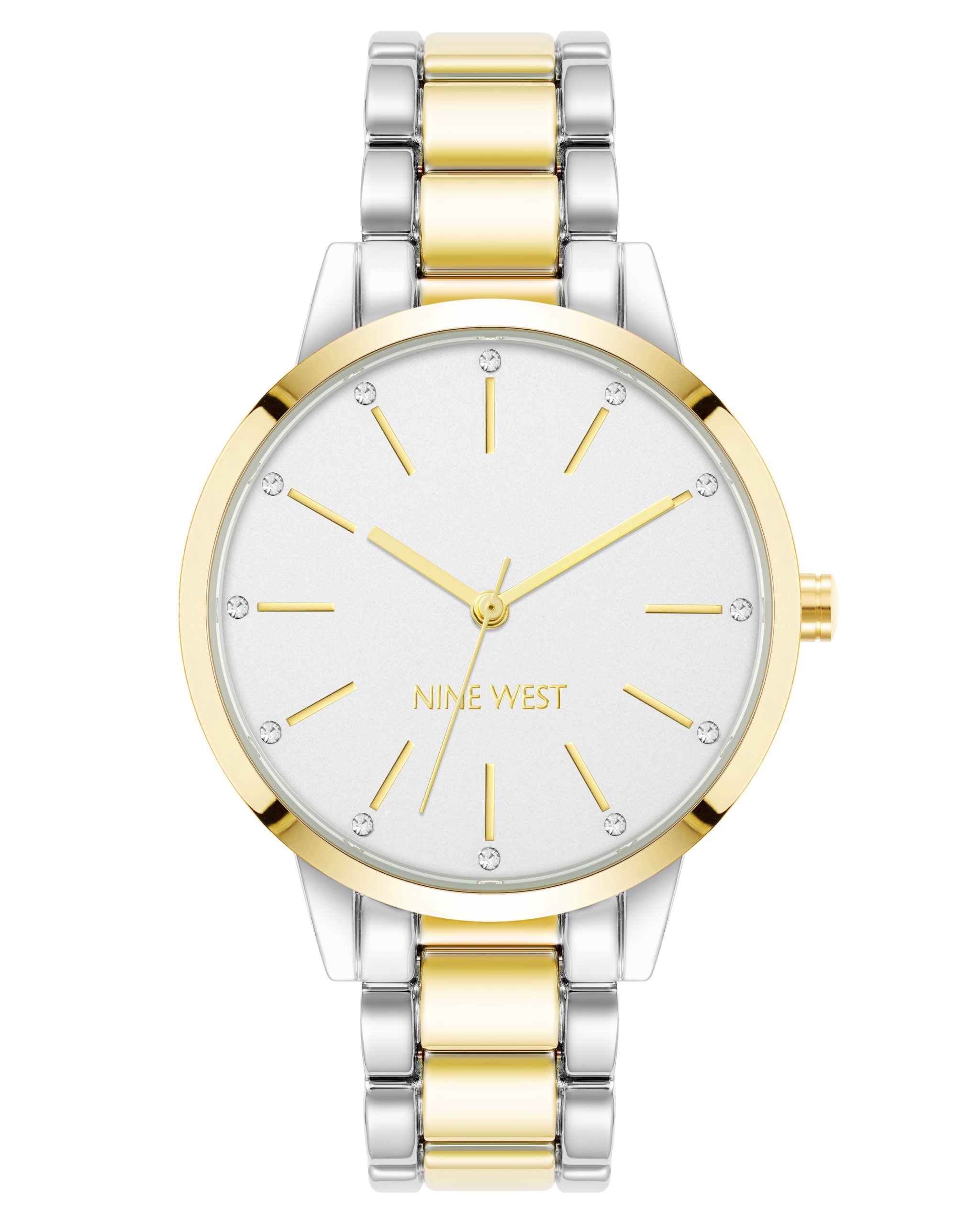 Crystal Accented Bracelet Watch