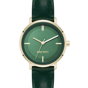 Crystal Accented Dial Strap Watch