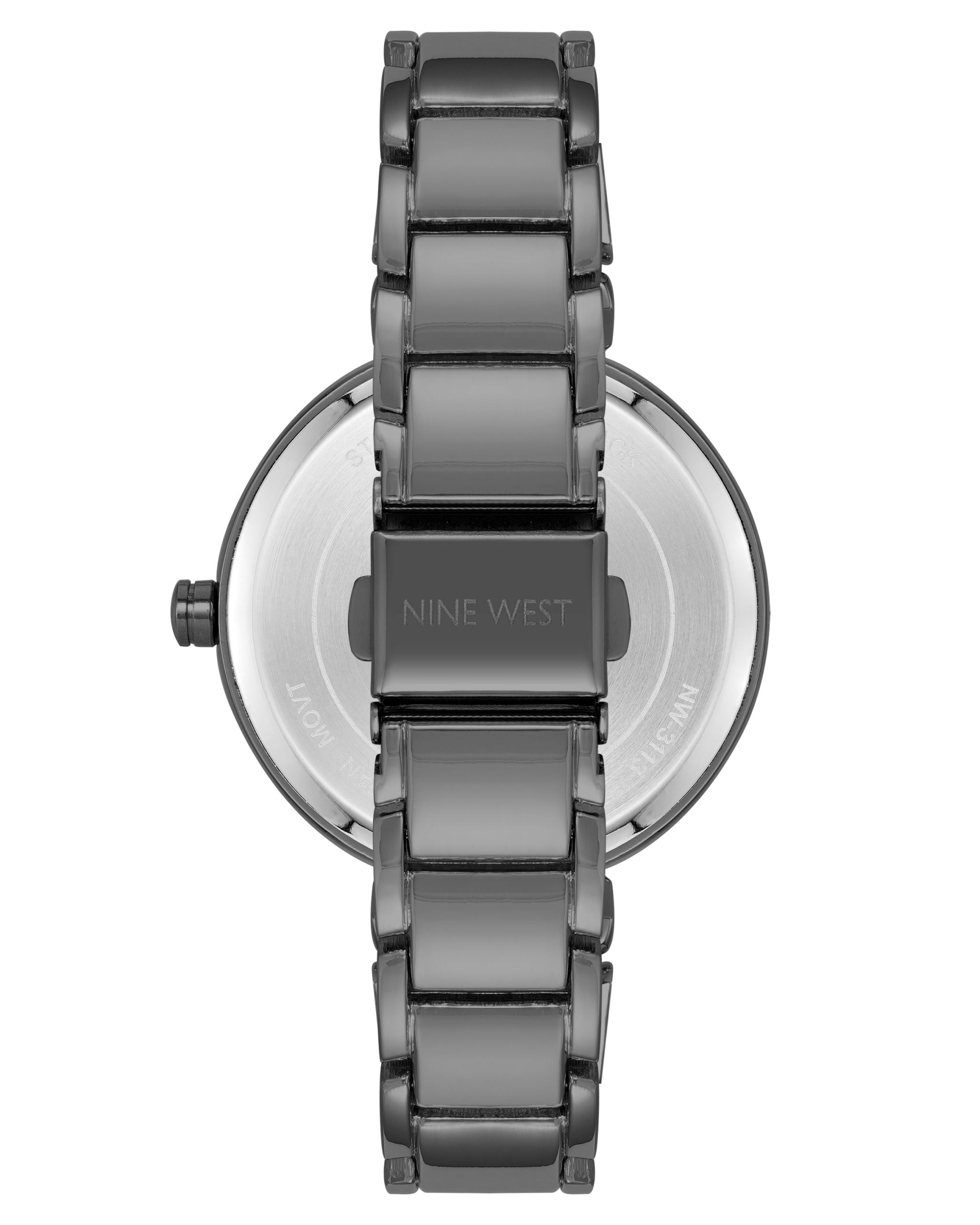 Textured Floral Dial Bracelet Watch - Image 2