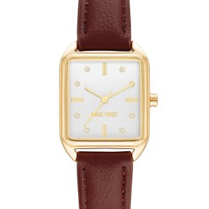 Rectangular Case Strap Watch
