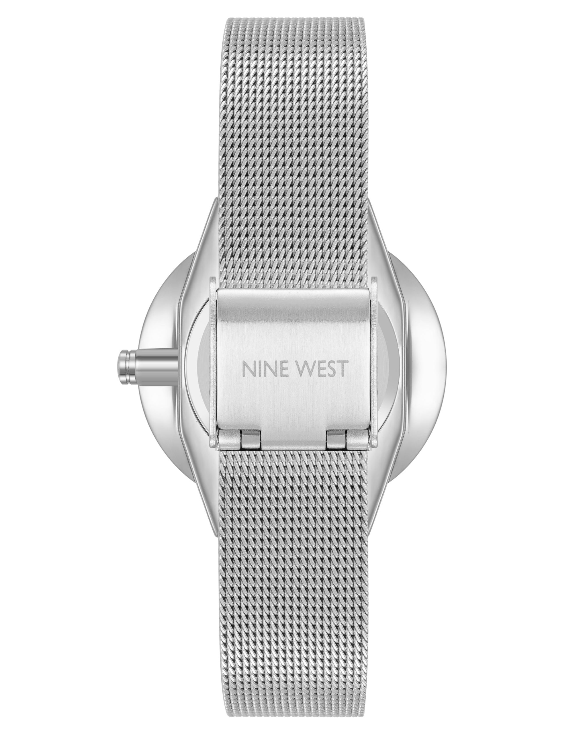 Round Case Mesh Bracelet Watch - Image 2