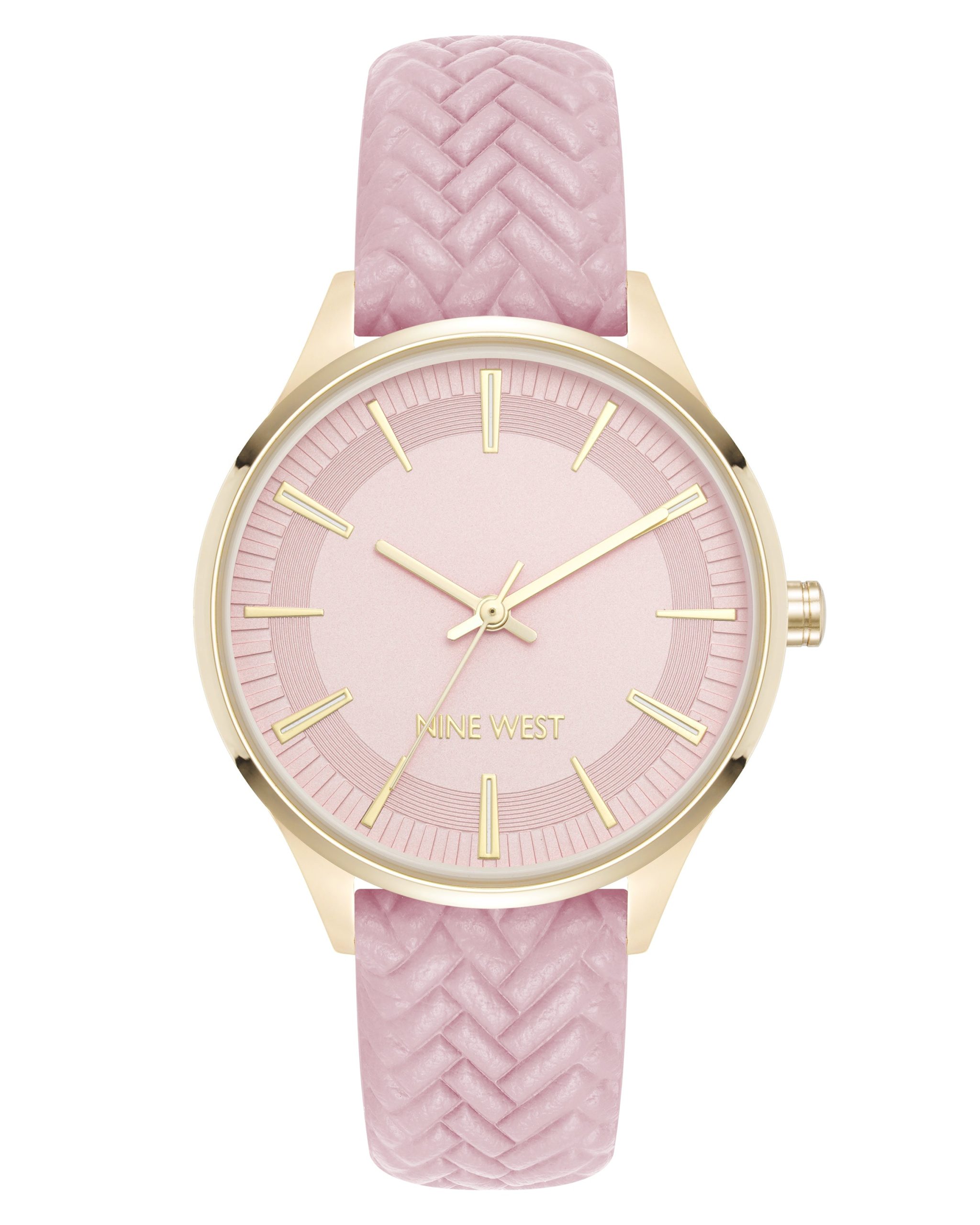Chevron Pattern Strap Watch