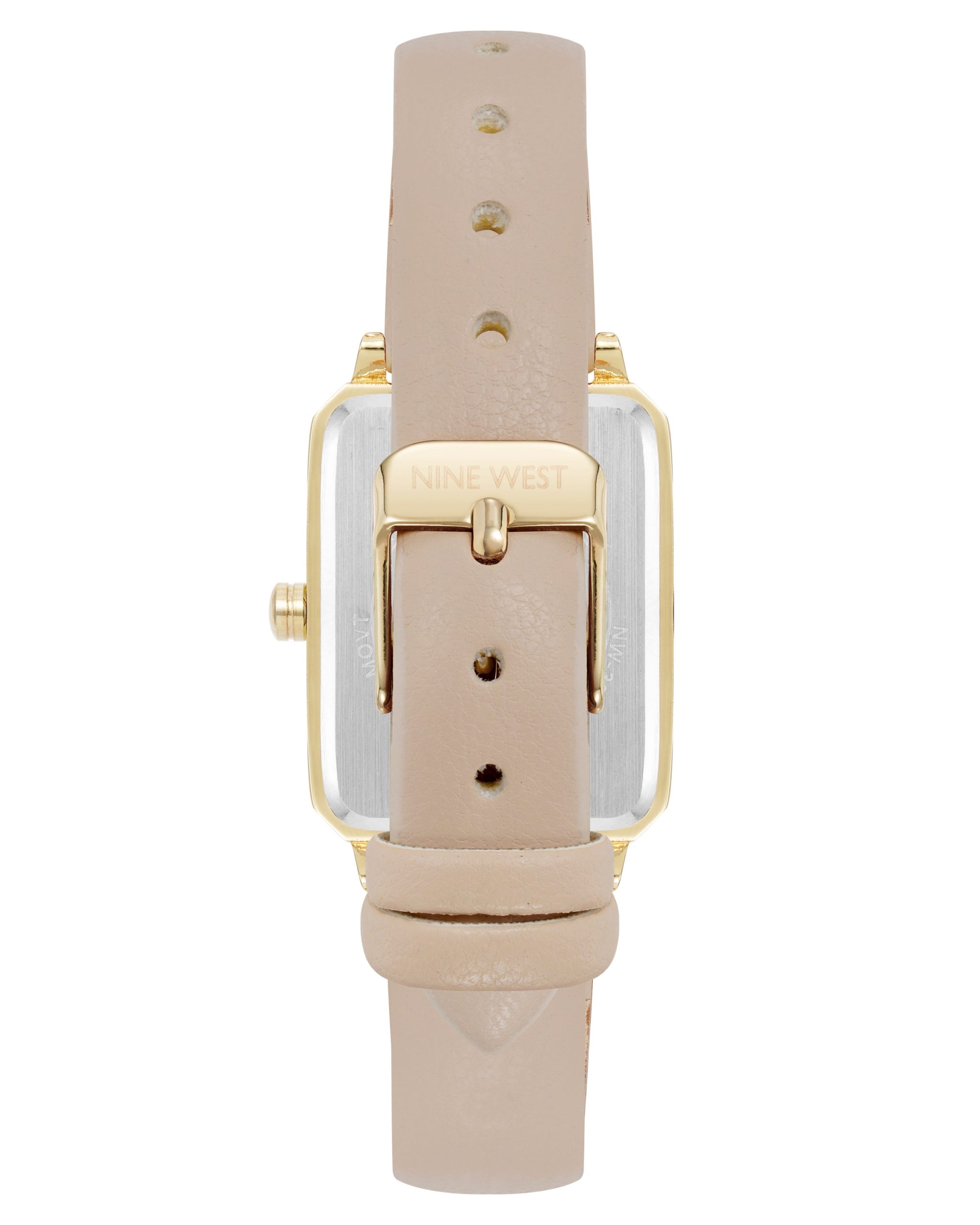 Elegant Rectangular Case Strap Watch - Image 2