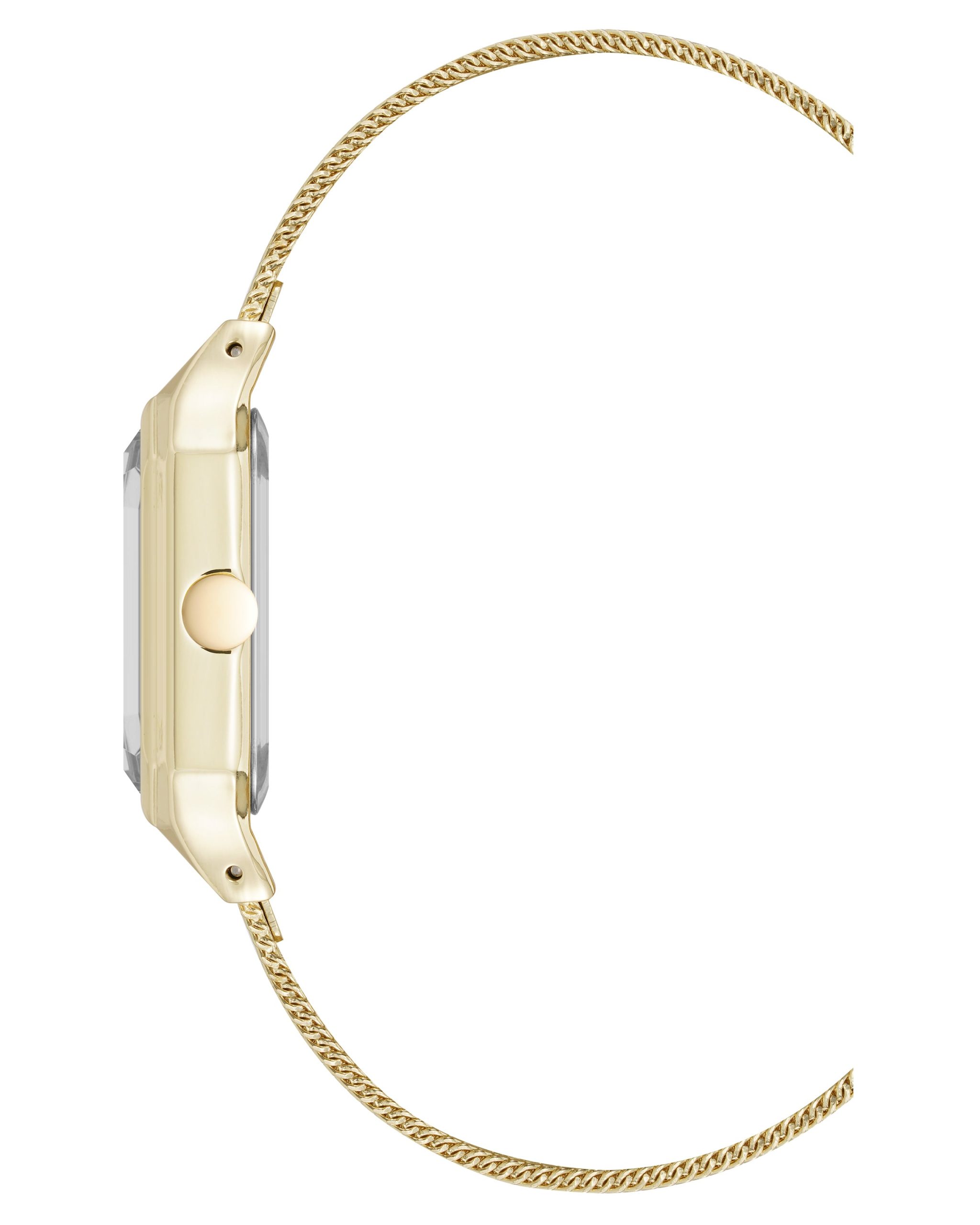 Octagonal Case Mesh Bracelet Watch - Image 3