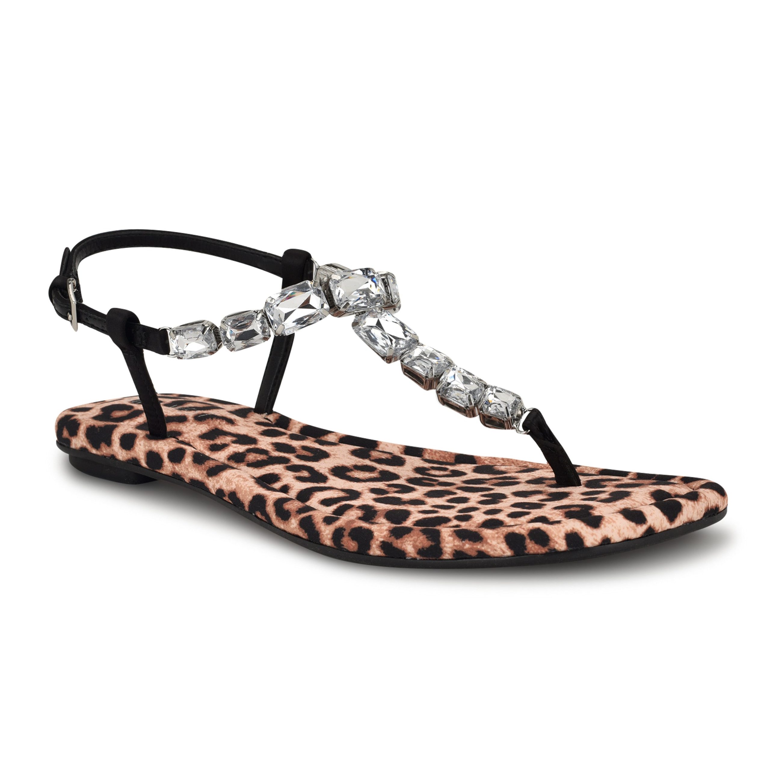 Dynasti Embellished Flat Sandals - Image 2