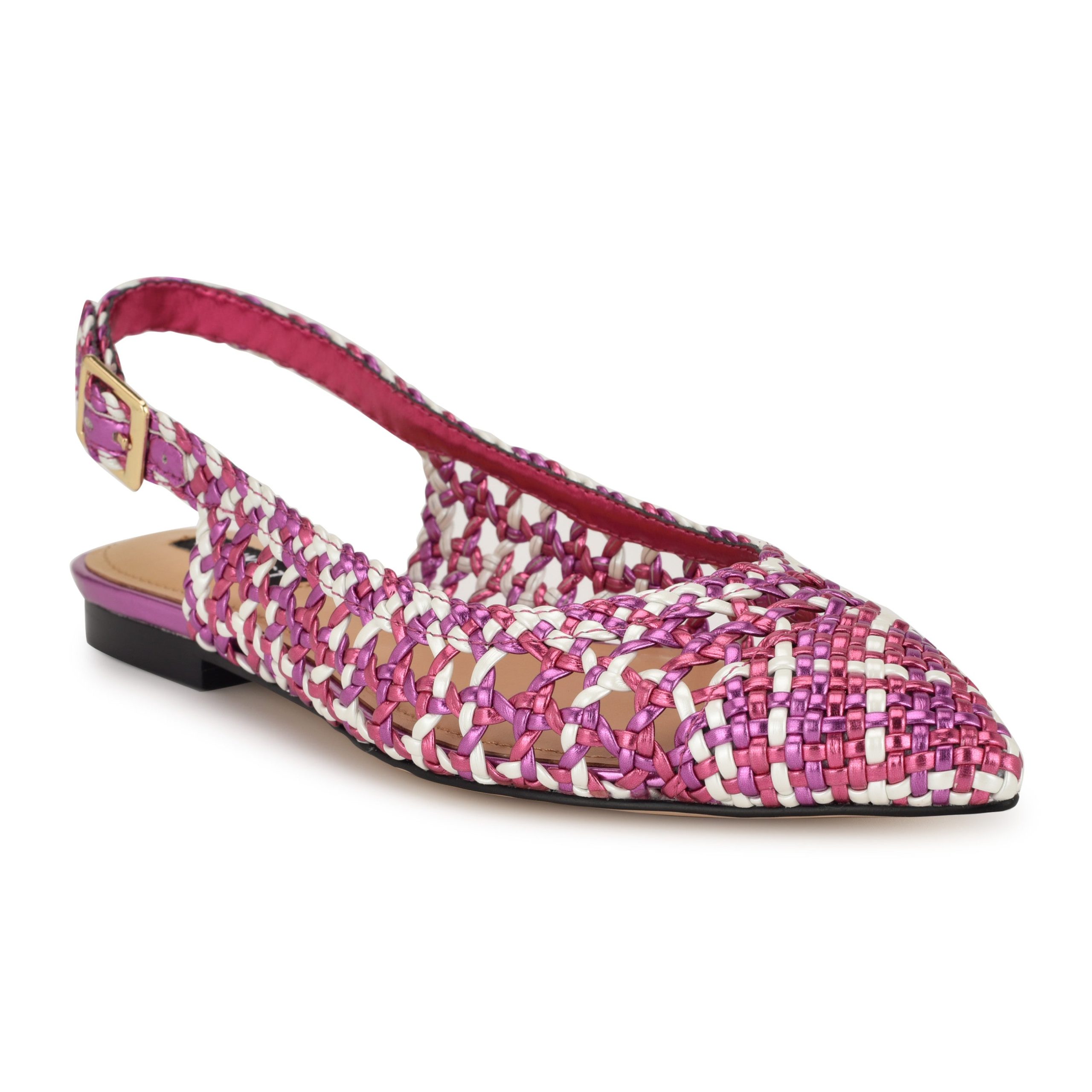 Soel Woven Slingback Flats - Image 2