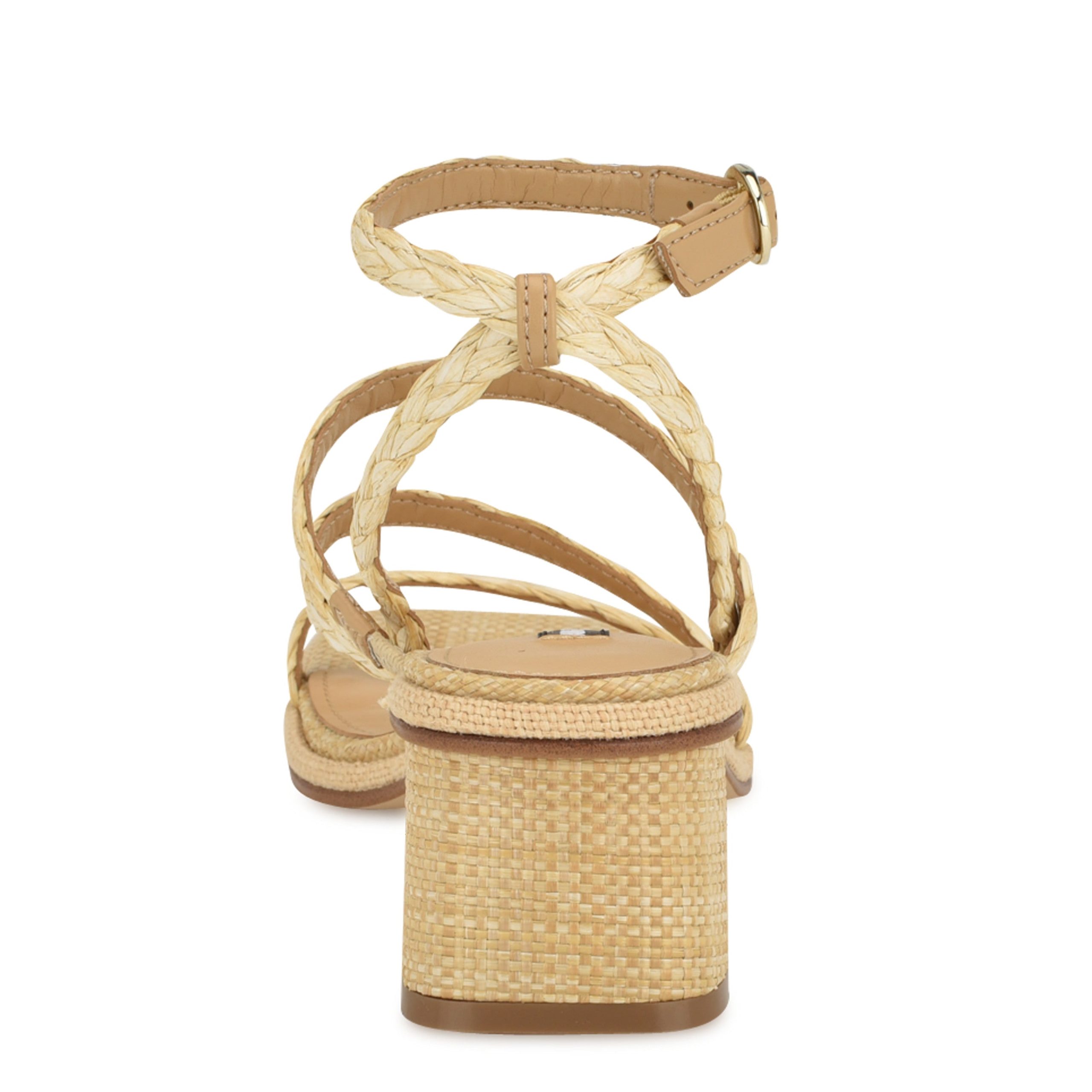 Emolly Raffia Block Heel Sandals - Image 4
