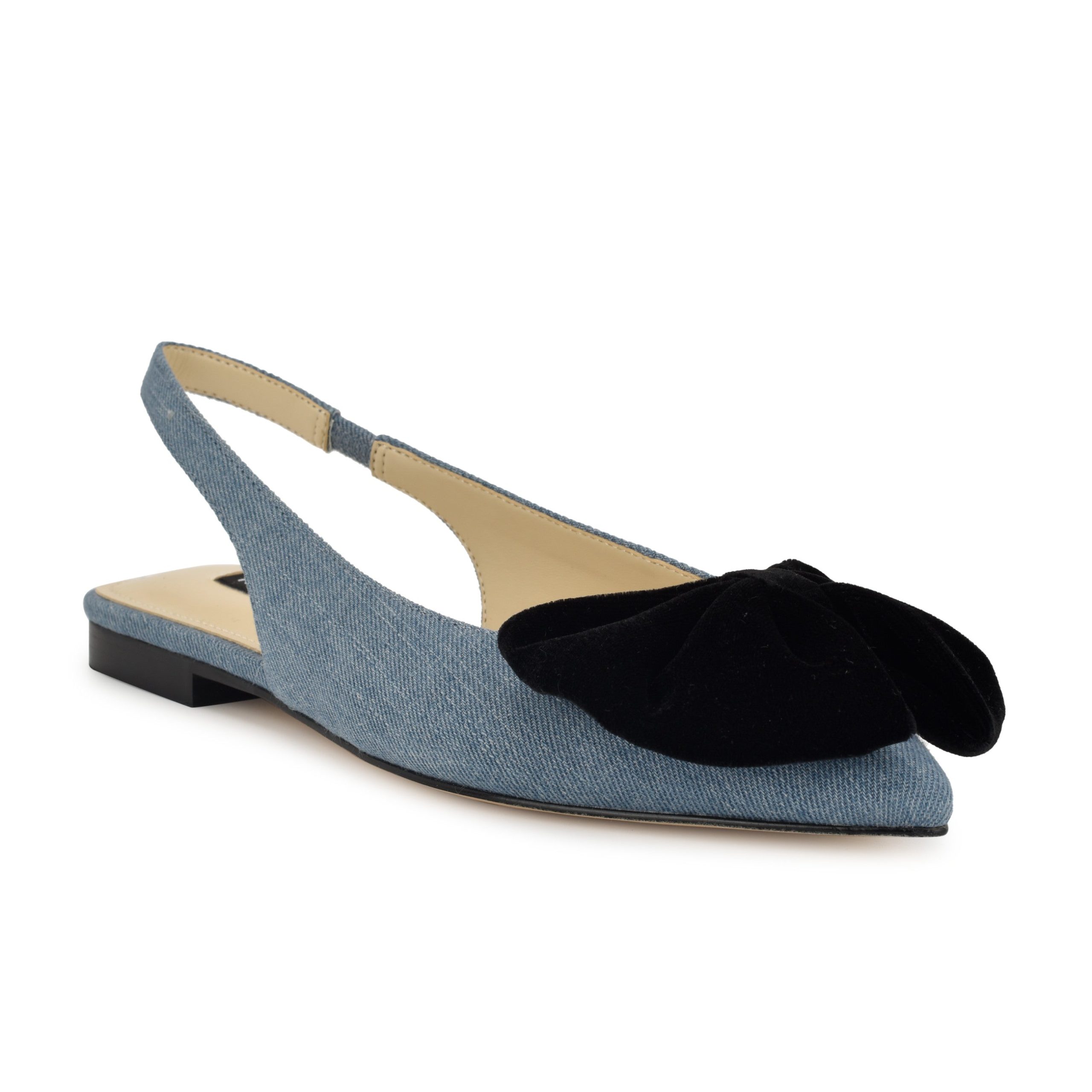 Junnie Bow Slingback Flats - Image 2