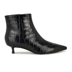 Turrel Kitten Heel Ankle Booties