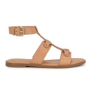 Jouise Ankle Strap Flat Sandals