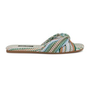 Lalta Knotted Flat Slide Sandals